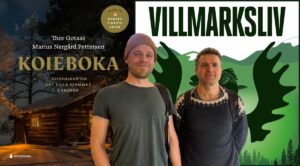 Illustrasjon. Thor Gotaas og Marius Nergaard Pettersen har gitt ut Koieboka.